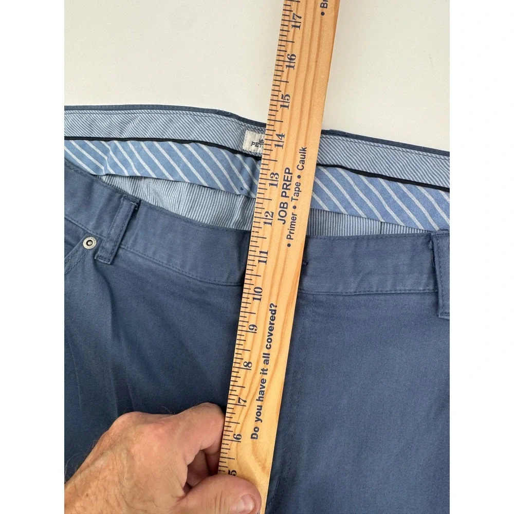 Peter Millar Ultimate Sateen Five Pocket Pants‎ Mens 42x34 Blue Stretch Golf